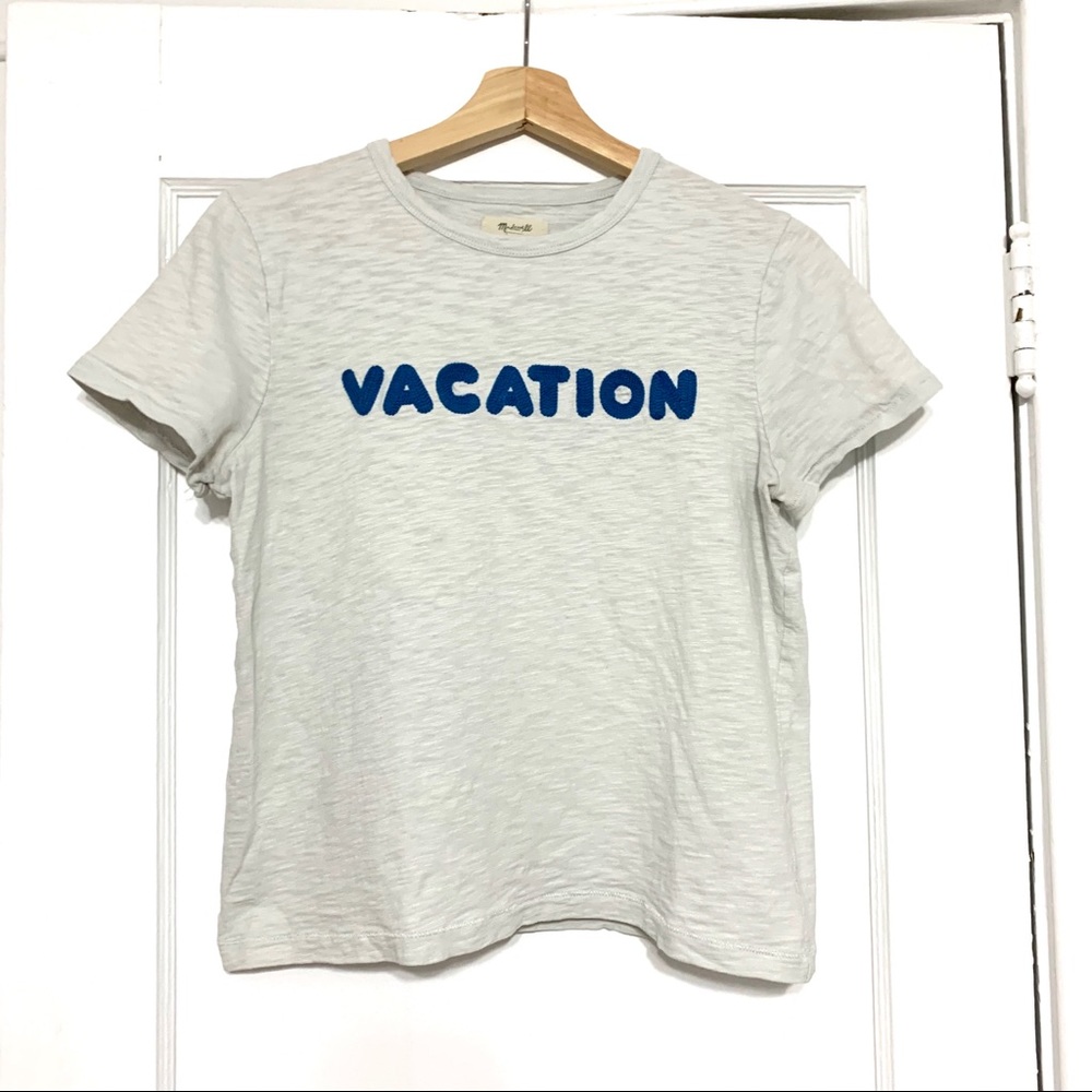 Madewell Gray “Vacation” T-shirt
